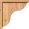 Ekena Millwork Carmel Smooth Corbel w/Backplate, Western Red Cedar, 7 1/2"W x 14"D x 14"H COR08X14X14CAR01SWR - alternate 4